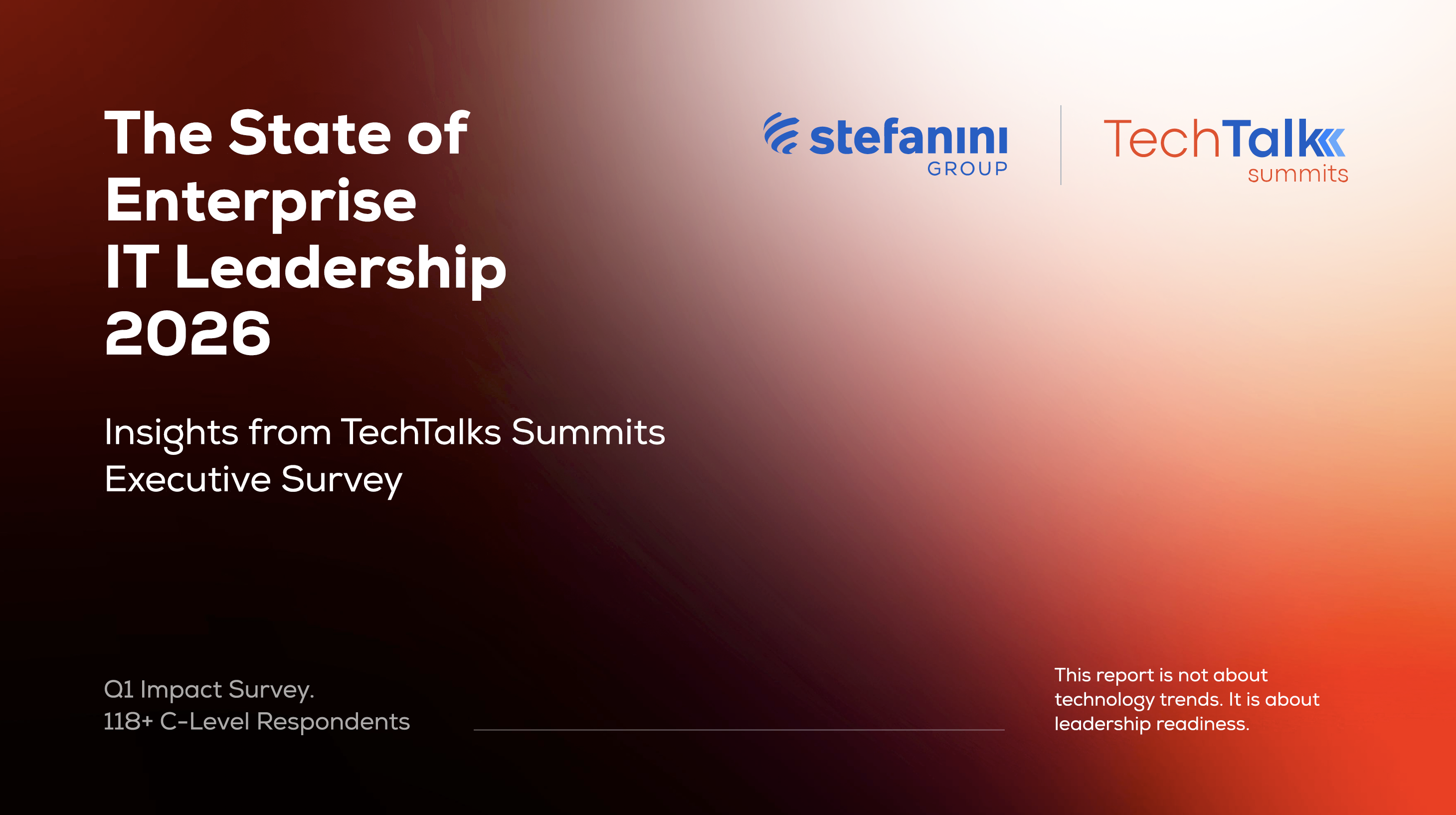 The State Of Enterprise IT Leadership 2026